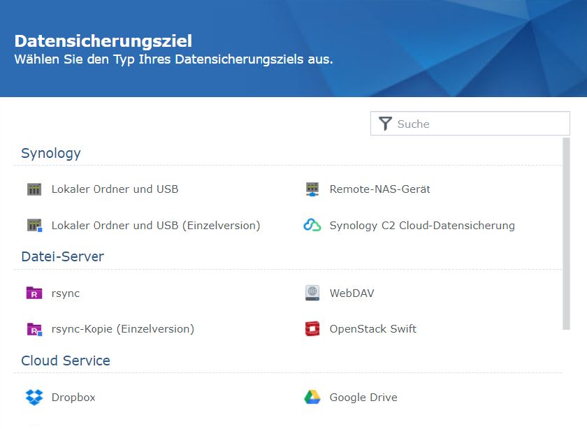 Synology Hyper Backup