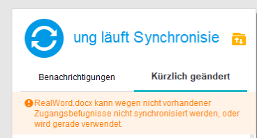 Drive Server Dateikonflikt