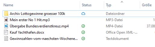 Drive Server Synchronisierung bei Bedarf