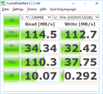 Crystal Disk MarkSynology DS412+ 4GB RAM.png