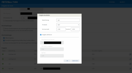 Port 1194 UDP für OpenVpn offen in der FritzBox