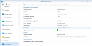 DS220+ mit 4GB CRUCIAL.PNG